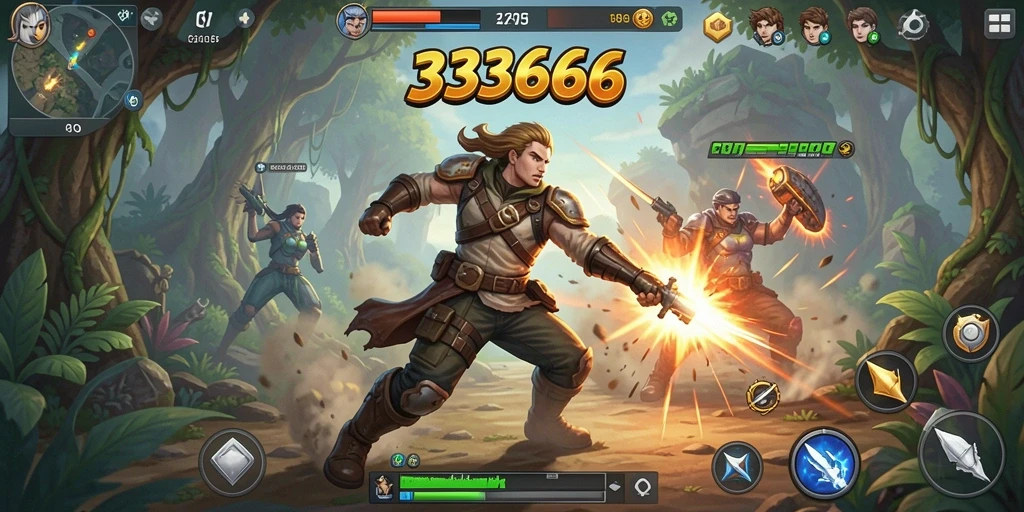 Tangkapan layar gameplay 333666 yang penuh aksi dan seru.