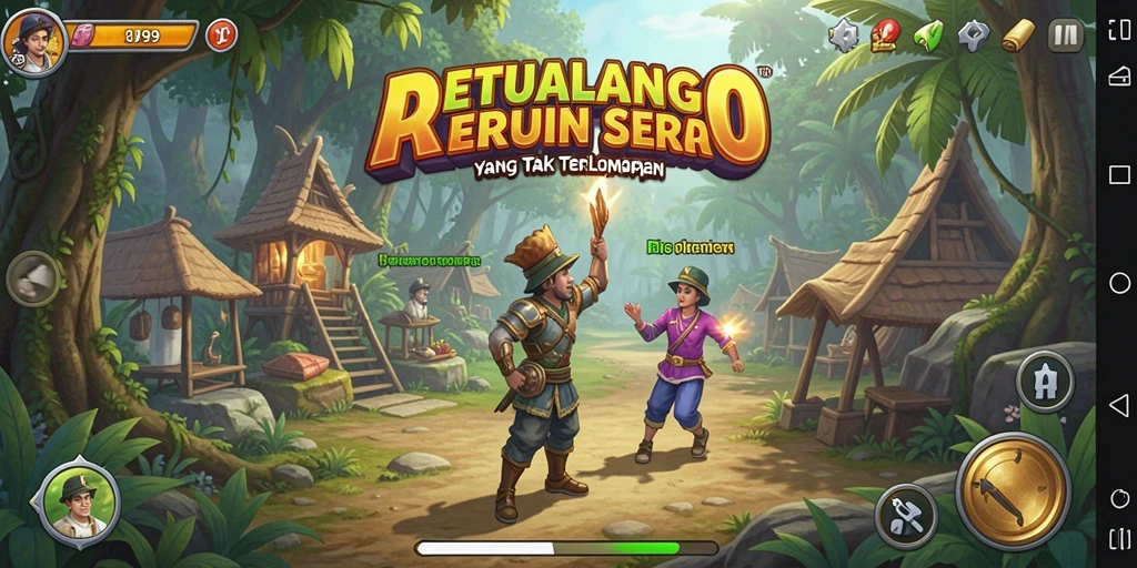 Tampilan gameplay ADI99 dengan petualangan menarik dan tantangan seru.