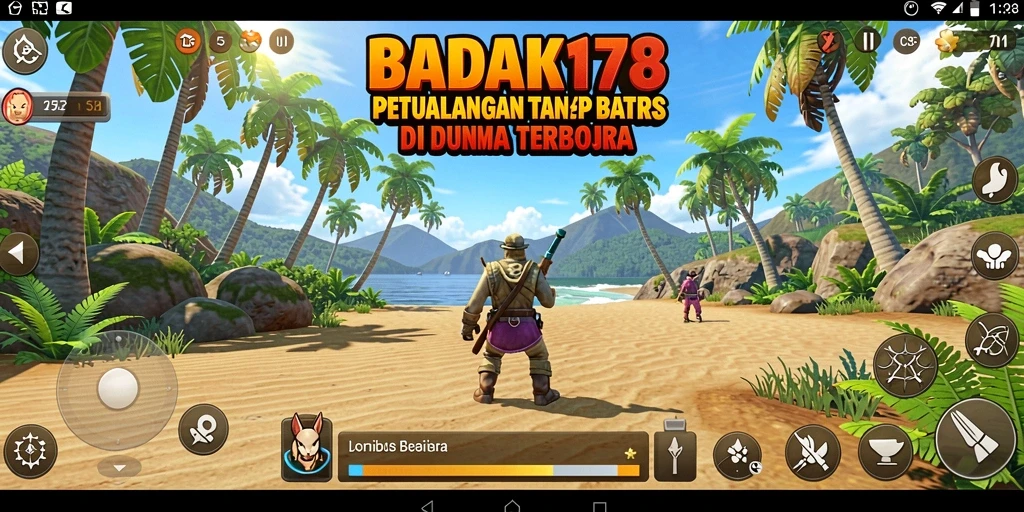 Screenshot BADAK178 menampilkan petualangan seru di dunia Open World.
