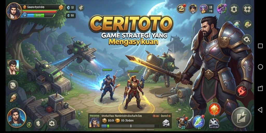 Tampilan seru dari gameplay CERITOTO yang penuh strategi.