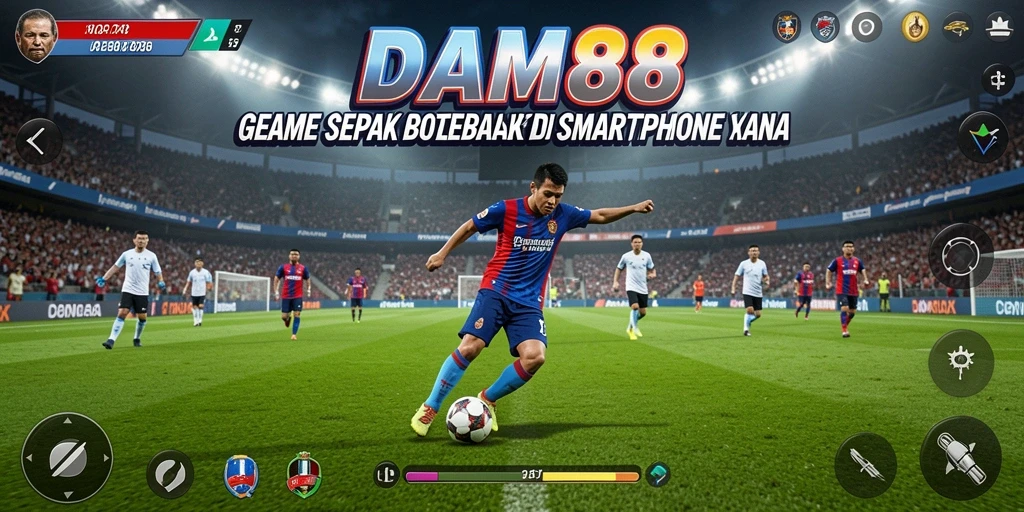 Tampilan dinamis permainan sepak bola yang seru di DAM88.