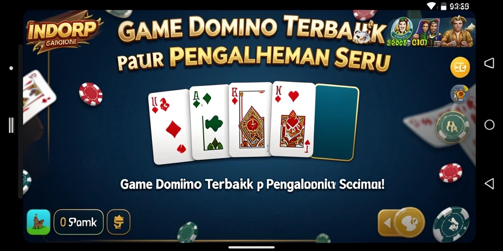 Tampilan gameplay domino yang seru dan mengasyikkan.