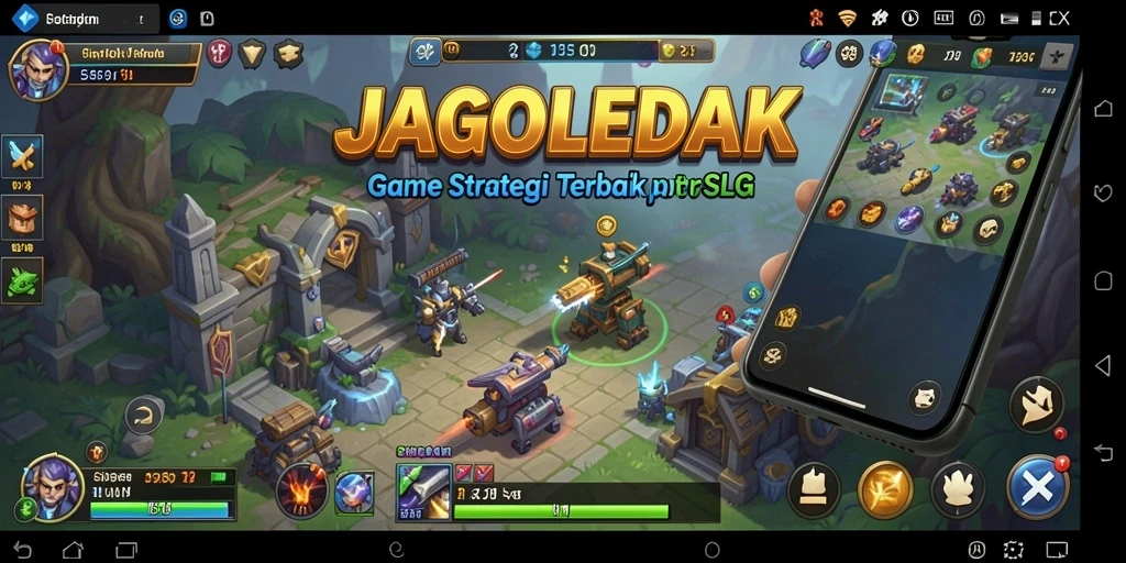 Tangkapan layar JAGOLEDAK menampilkan pertempuran yang mendebarkan dalam permainan strategi.