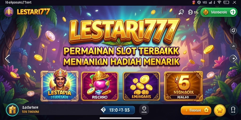 Gameplay menarik di LESTARI777 dengan beragam tema slot.