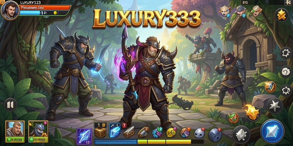 Tampilan gameplay RPG yang menarik dan mendalam.