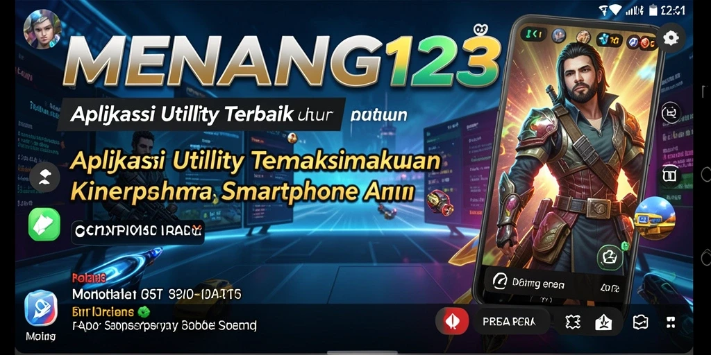 Tampilan utama MENANG123 yang menampilkan pengaturan Utility.