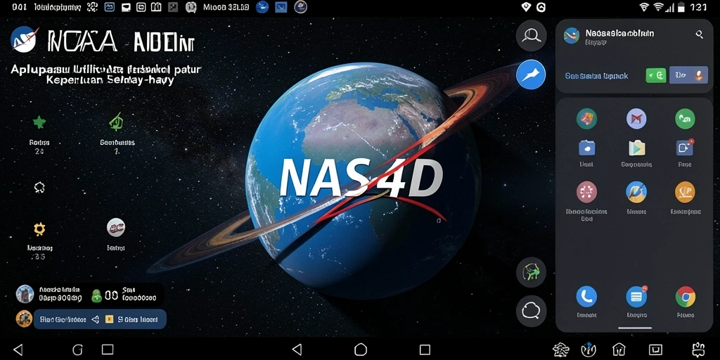 Tampilan utama NASA4D dengan fitur aplikasi Utility yang lengkap.