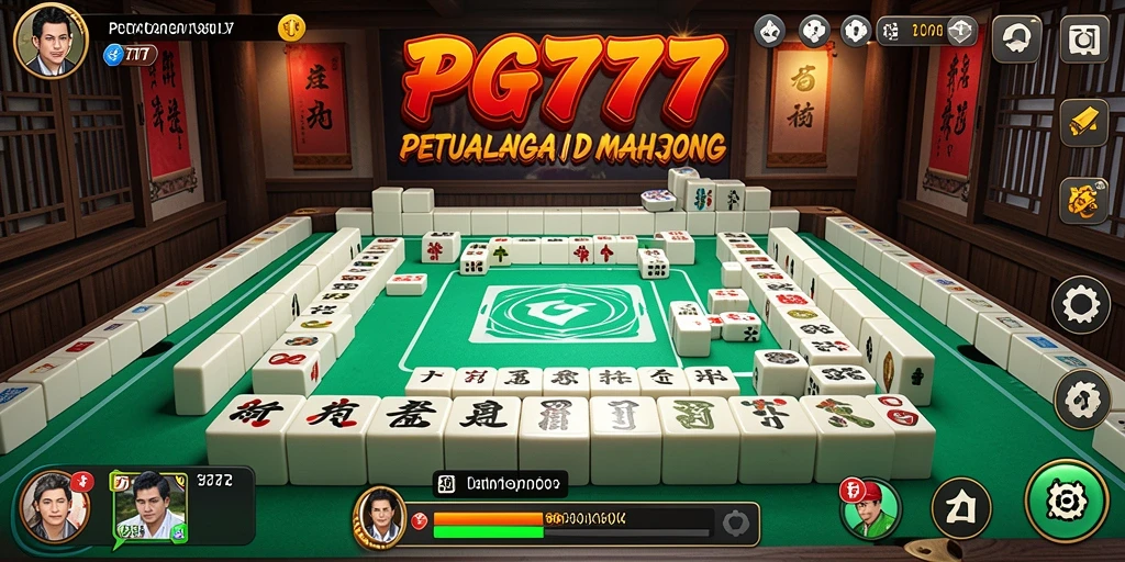 Tampilan gameplay PG777 yang menantang permainan Mahjong.