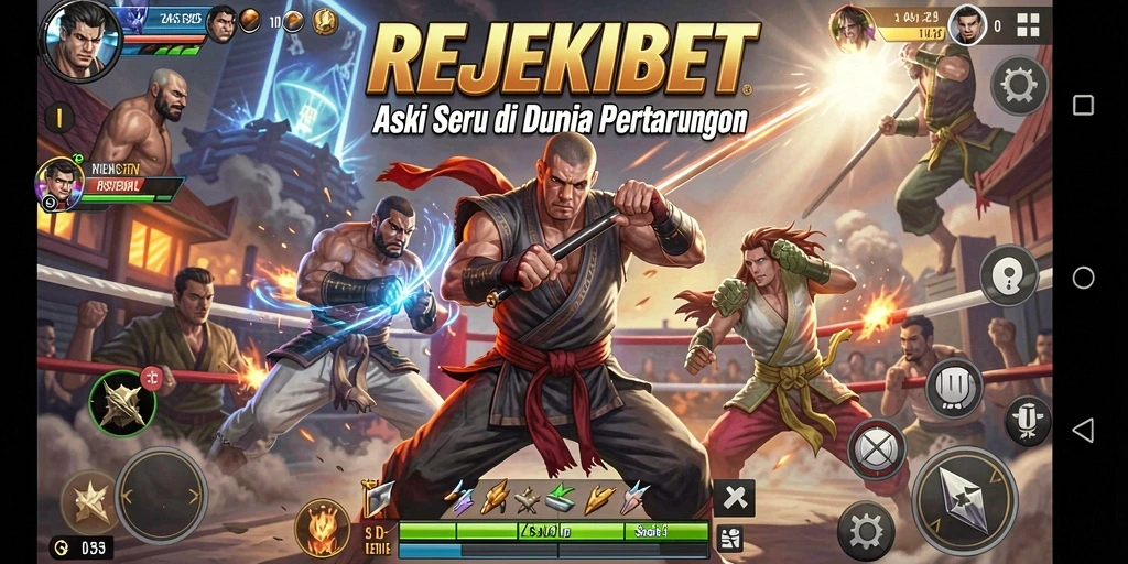 Tampilan gameplay aksi seru dalam REJEKIBET.
