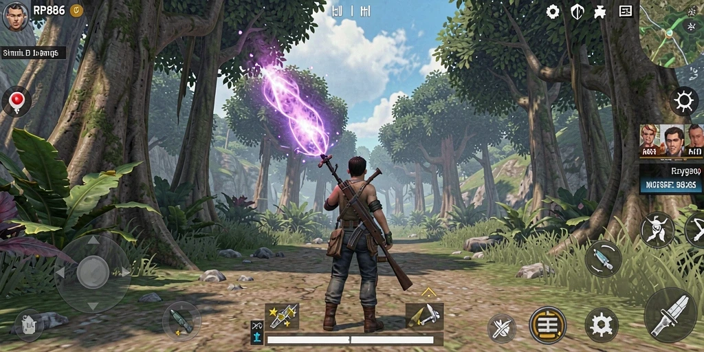 Screenshot utama RP886 menampilkan gameplay menarik dari simulasi kehidupan.