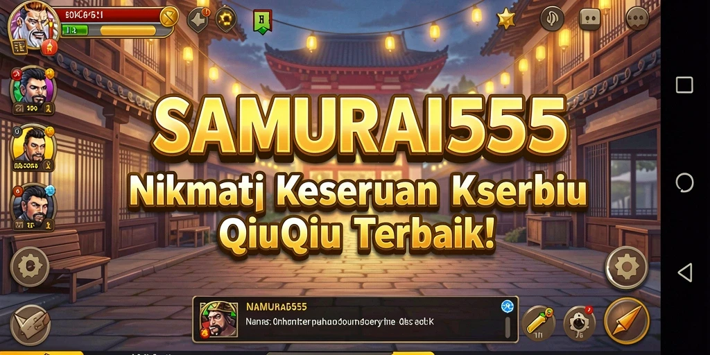 Tampilan gameplay QiuQiu yang seru dan menarik.
