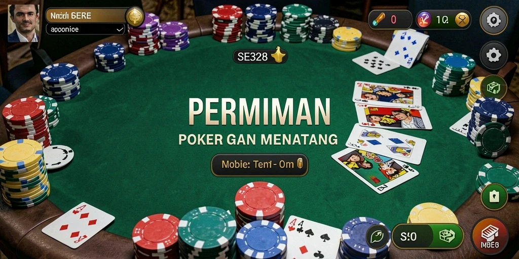 Tampilan menarik dari gameplay Poker SE328 yang seru.