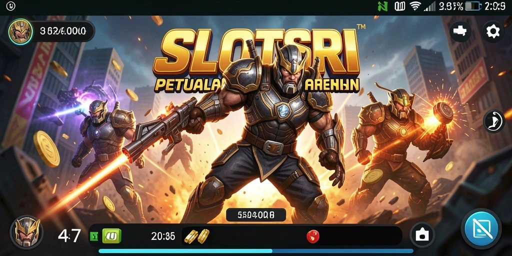 Tampilan menegangkan dari gameplay SLOTSRI di tengah aksi.