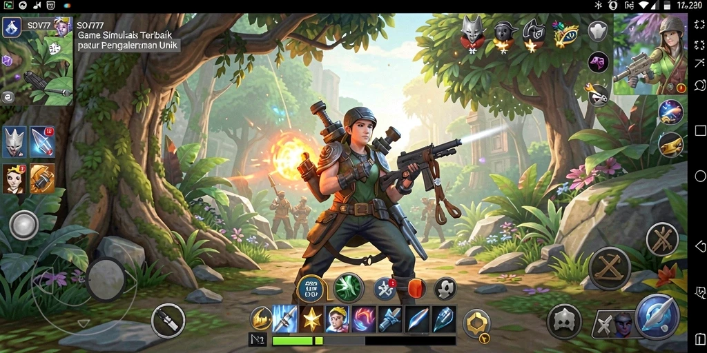 Screenshot gameplay SOV777 menampilkan interaksi dinamis dan grafis mendetail.