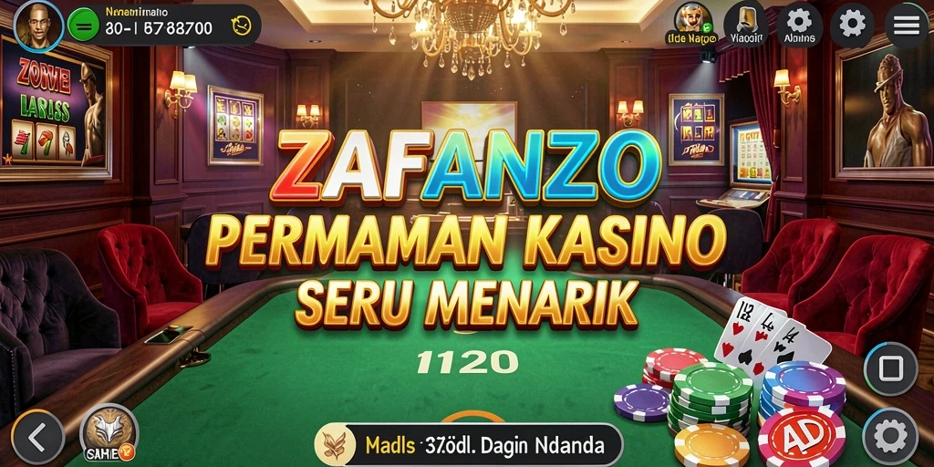 Tampilan gameplay menarik dari ZAFANZO dengan grafik dan fitur yang memukau.
